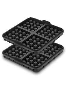 1 pieza Molde de silicona para gofres, Forro reutilizable antiadherente para freidora de aire, Adecuado para accesorios de freidora de aire NA229, NA230 - Multicolor - Ver 6