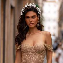 Halo Crown Stars Rhinestone Crown Headbands Goddess Headpiece Crystal Halo Headbands