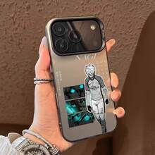 Funda para B-BLUE LOCKS S-Seto Kiyoshi compatible con 17 16 15 14 13 12 11 Pro Max Air, multicolor, mate, láser, metálica, aurora, funda de ventilador - z2 - Ver 7