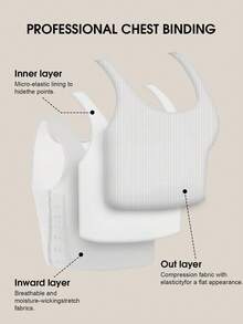 1pc Women Shaping Camisole Bra, Invisible Bust Enhancer Minimizer Bra For Large Bust - White - View 6