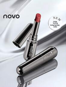NOVO 防水防汗丝绒哑光唇膏，持久显色，色彩鲜艳，适合日常使用、旅行、户外、节日、生日、毕业典礼、派对、时尚妆容