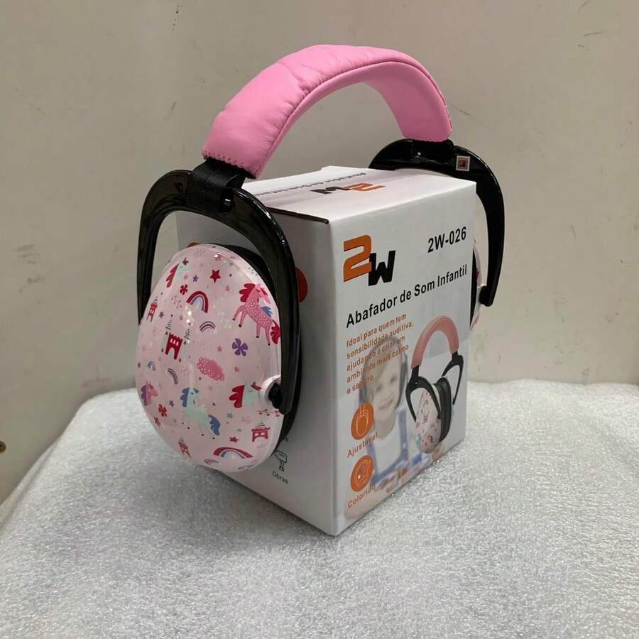 Abafador De Som Ruído Infantil  Fone Ouvido Protetor TEA Sensibilidade Auditiva
