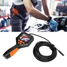 Cámara endoscópica de inspección portátil pantalla IPS 2.8 pulgadas lente 2MP impermeable IP68 ideal para tuberías reparación automotriz industrial usos varios - Naranja - Ver 4