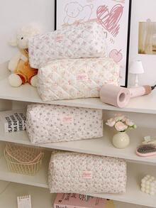 1Pc Cute Strawberry Pattern Print Hair Dryer Storage Bags Hair Curler Storage Bags For Travel Portable Hair Dryer Storage Bag Multifunctional Cosmetic Bag Cosmetic Storage,Hair Care Essential Oil Storage Bag ,Travel Toiletry Bag Handbag Dustproof Large Capacity Electric Curling Wand Straight Plate Clip Protective Cover Hair Dryer Storage Travel Essentials - Multicolor - View 5