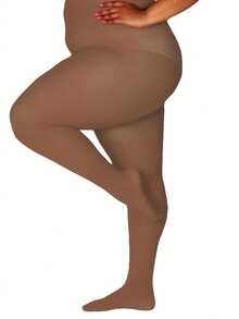 1 Pair Women's 100D Velvet Chocolate Brown Tights , Plus Size Stretch Retro Pantyhose With Crotch Support, Hand Wash Only, Solid Color Classic Style, Suitable For Home, Office, And Attire Wear, Women's Tights, Comfortable Homewear, Elegant Style, Smooth Texture, Graceful Appearance, Comfortable Fit, Fashionable Women, Attire Wear, High-Quality Material, Fashionable Women, Cozy - Multicolor - View 13