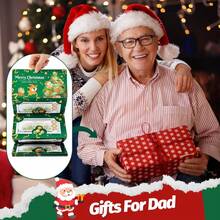 Christmas Money Holders, Cash Gift Card Holders Xmas With 10 Slots Christmas Gift For Men Women Girls Boys, Surprise Money Envelopes, Green - Green - View 4