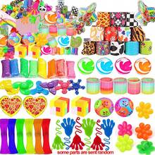 96 piezas Regalos para fiestas infantiles, surtido de juguetes de premio en caja, relleno de bolsas de regalo para recompensa en el aula, juguetes antiestrés pequeños a granel, relleno de calcetines navideños, regalos de cumpleaños para niños y niñas, regalos de Navidad (parcialmente aleatorios) - juguetes de fiesta - Ver 16