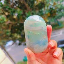 Green Agate To Play With, Special Green Agate, Creative Holiday Gifts, Home Decoration Stone
