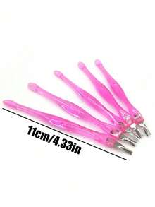1/3/5pcs Rose Red Head Cuticle Pusher Tool Nail Stickers Nail Buffer Stainless Steel Nail Clipper Foot File Home Manicure Kit