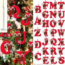 1 pièce Lettre anglaise plate en acrylique pour décoration suspendue, décoration d'arbre de Noël pour la maison et les fêtes, cadeau de vacances - sans pile nécessaire, décoration d'arbre de Noël, décoration de fête du Nouvel An, ornement suspendu, convient pour la décoration d'intérieur hivernale et les célébrations de vacances, fête de festival, fête de Noël, décoration de chambre, décoration de vacances, décoration de festival, faveur de fête, décoration de fête de Noël amusante, Joyeux Noël, Bonne année, décoration de Noël, cadeau de Noël parfait pour les amis
