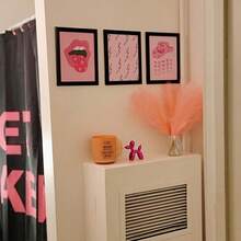 1pc Nordic Pink Electroplating Small Balloon Dog Resin Sculpture Decoration Indoor Home Decoration Creative Animal Small Sculpture Resin Crafts Best - Pink - View 8