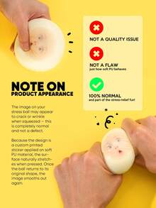 1pc Customized Funny Expression Stress Relief Ball - Personalized Gag Photo Soft Ball, Suitable For Adults And Teenagers, 10x4.5cm, White, Funny Gift For Friends, Office Prank, Anxiety Relief, Cute Desktop Decor, Holiday Calendar - Custom Photos - View 3