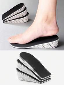 Invisible Height Increase Insoles, Men Women Shoes Insole EVA Memory Foam Heel Lifting Taller Cushion Heighten Shoe Pad - Multicolor - View 4