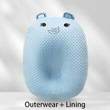 1个婴儿防吐斜角垫套（仅含垫套），新生儿喂养垫，防窒息楔形枕，哺乳枕，可拆卸可水洗垫套（不含填充物）