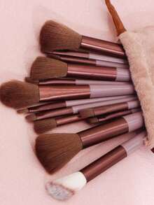 YISE 16-Piece Makeup Brush Set: Includes 13 Makeup Brushes, 1 Waterdrop-Shaped Powder Puff, 1 Round Cushion Powder Puff, And 1 Triangular Powder Puff – A Classic Set. Features Soft Synthetic Bristles That Are Skin-Friendly. Cruelty-Free (No Animal Testing). Perfect For Women And Girls, Ideal For Autumn And Winter, And Fits Y2K Fashion. An Excellent Beauty Tool For Birthday Gifts And Halloween Parties.​,Brush Set,Makeup Brush Kit,Make Up Brush Set,Make Up Set Complete,Makeup Brush Set,Complete Makeup Kit,Brush Kit,Brushes Makeup Set,Makeup Gift Set,Set