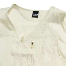 Under Armour Men's Running Jogging Sports Vest Jacket 1382877-273 - White - View 6