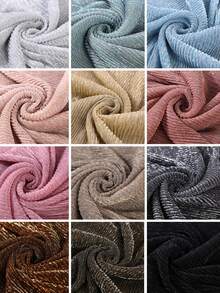 1pc Women's Shimmery Textured Mesh Muslin Hijab Veil - Multicolor - View 7