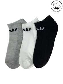 20/10/5/3/1 双装男士棉袜，短袜，隐形袜，双线防滑设计，白色、黑色，低帮，踝袜，吸湿排汗，柔软透气，适合商务、休闲、居家、运动、学院风等场合，四季皆宜，颜色随机发货 - 彩色 - 查看 5