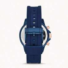 Fossil Men's Quartz Silicone Three-Hand Watch Stainless Steel Case/Glass Mirror BQ2498/BQ2499