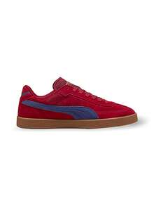 Puma Club II ERA 绒面革男式运动鞋休闲轻便透气柔软厚底标志街头潮流日常深红色 400717-04 - 深紅色 - 查看 3