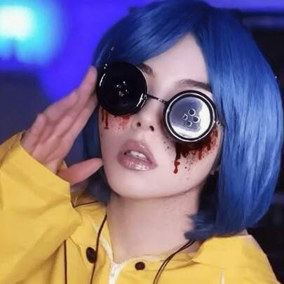 1pc Button Eye Glasses, Halloween Costume Accessory, Perfect Gift For Mom, Birthday, Holiday, Surprise, Seasonal, Easter, Christmas, Ideal Gift, Gamer Enthusiast Delicate Present