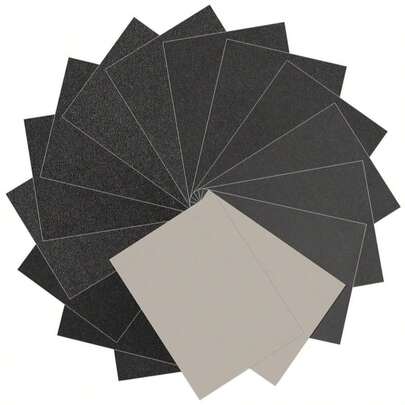 6-Sheet 10000 Grit Wet Dry Sandpaper, 9 X 11 Inch Fine Sand Paper Silicon Carbide Abrasive Sanding Sheets For Woodworking, Automotive And DIY Projects