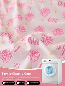 3/4-teiliges Weihnachts-Wort HO bedrucktes Bettwäsche-Set mit Kissenbezügen, leichte, wolkenartige Haptik, knitterfrei, schrumpffrei, bestehend aus Spannbettlaken*1+Bettlaken*1+Kissenbezug*1/2, Spannbettlaken mit tiefer Tasche, für alle Bettgrößen, Oeko-Tex zertifiziert