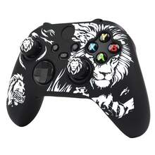 RALAN Lion Design Controller Skin With 2 Thumb Grips Compatible With Xbox Series X/S Wireless Controller , Anti-Slip Silicone Controller Cover Protector Case - Multicolor - View 6