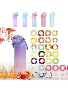 1 件 650ml 空气瓶 Tritan 水瓶香味荚空气香味 0 糖水果味 Up Tritan 塑料水饮料瓶带香味喝更多水（一个水瓶配随机口味香味环） - 彩色 - 查看 7