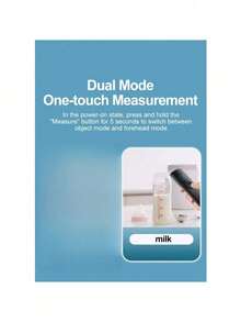 非接触式红外额温计 - 高精度家用数字体温计，快速测量体温，方便快捷 - 彩色 - 查看 8