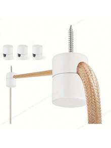 3 móc treo trần siêu chắc, móc treo đèn trần màu trắng, móc treo đèn trần hiện đại - Nhiều màu - Xem 8