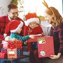 Christmas Sticker, 200 Sticker/Rolls, Christmas Holiday Sticker Labels, Waterproof Stickers, Waterproof Labels, Gift Stickers, Gift Packaging Supplies, Wrapping Paper, DIY Packaging, Suitable. Flower Wrapping Paper, Party Supplies, Flower Shop Supplies, DIY, Weddings, Anniversaries, Birthdays, Flower Shops, Birthday Gifts, Proposals, Christmas Gifts, Halloween, Christmas, Back-To-School Season, Thanksgiving, Mother's Day, Father's Day