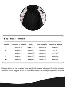 Mujer005 Sudadera con capucha y cremallera para mujer de Halloween invierno sudadera de manga larga cómoda suave Sudadera con capucha negra con impresión de dos calabazas de Halloween atractiva para eventos y look casual - Negro - Ver 3