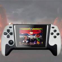 圣诞装饰 Q21 便携式复古视频手持游戏机 3.5 英寸操纵杆控制台内置 500 个游戏无线控制器游戏棒可充电连接电视（采用经典红蓝/蓝/红/白配色方案） - 彩色 - 查看 13