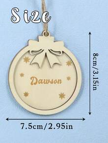 Adornos personalizados para el árbol de Navidad, decoraciones navideñas personalizadas, adornos de madera de doble capa con nombre personalizado, bolas de Navidad de madera, regalos de Navidad para los nietos, personalizables, regalos de Navidad, Feliz Navidad, Navidad, decoración navideña, árbol de Navidad/muñeco de nieve/reno, familia, niños, niño