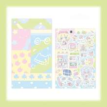 1pc - 2025 New Item - Wall Decor - Pastel Toned Character - Soft Music - Beverage Girl - Planner Stickers - Maid Character Stickers - Planner Supplies - Birthday Gift - Christmas Gift - Christmas Eve Gift - Perfect Gift - Gift - Toys - Games - Multicolor - View 21