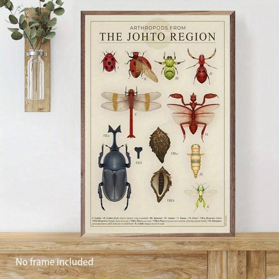 Arthropods In John's Area" Canvas Art Print - Vibrant Wall Decor For Living Room, Bedroom, Office & More - Frameless Oil Painting Style Poster, Perfect Gift Idea - A - View 1
