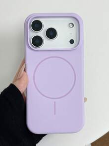 奢华磁吸软硅胶手机壳，兼容 17 Pro Max/17/16/15/14/13/12/11 Pro Max Plus，支持磁吸无线充电，防震保护套