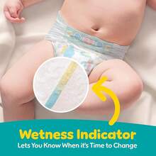 Pampers Baby Dry - Pañales Etapa 3, 32 Piezas.Para bebés de 7 a 13 Kg - Talla 1 (44 Unidad) - Ver 6