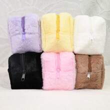 Geantă de depozitare personalizată din pluș, brodată - Geantă de depozitare personalizată cu nume, opțiuni multicolore, organizator divers pentru copii, geantă de depozitare pentru papetărie pentru studenți, cadou pentru copii, geantă de depozitare cu desene animate, cadou de ziua de naștere, cadou de Crăciun