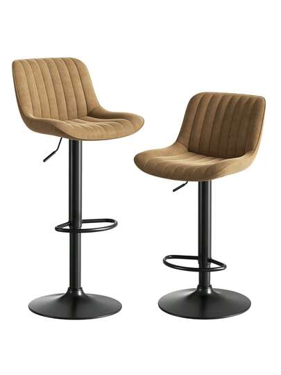 Chairs, Bar 2er Set Hanging, Height Adjustable, 360° Rotation view 3