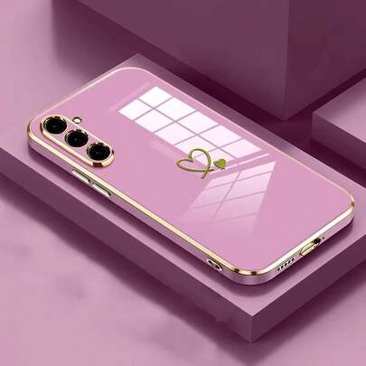 حافظة هاتف ناعمة من مادة TPU مطلية بالكهرباء بتصميم Love، متوافقة مع Galaxy S26 S26Plus S26Ultra S25FE S25 S25Plus S25Ultra S24Plus S24 S24Ultra S24FE S23 S23Plus S23FE S23Ultra S20 S20FE S20Ultra S21 S21Plus S21FE S22 S22Plus S22Ultra A17 A27 A37 A57 A14 A24 A34 A54 A15 A25 A35 A55 A16 A26 A36 A56 A06 A07