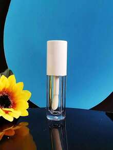 1 pieza Tubo de lápiz labial de 6ml con cepillo, envase vacío de brillo de labios y tinte de labios, botella de muestra de cosméticos, accesorio de viaje - Multicolor - Ver 11