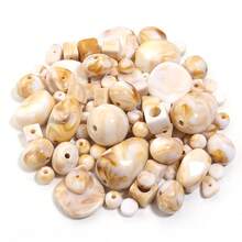 高品质亚克力光环染色云朵珠，串珠，散珠，DIY耳环，手链，项链，饰品 - 彩色 - 查看 12