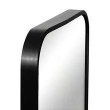 Cooper And Co. 120cm Elle Rectangle Leaning Wall Mirror Black - As Pic - View 7