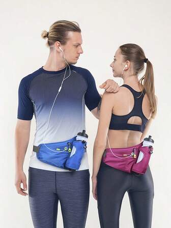 1pc Outdoor Sports Waist Bag, Multifunctional Fitness Kettle Waist Bag, Waterproof Running Phone Bag