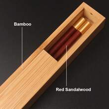 Chopstick Cases And Chopstick Sets (2 Pieces), Gifts Under $20, Personalized Gifts For Sushi Lovers, Custom Chopstick Cases And Engraved Chopsticks, Bamboo Chopstick Cases, Red Sandalwood Chopsticks, Housewarming Gifts. - Multicolor - View 4
