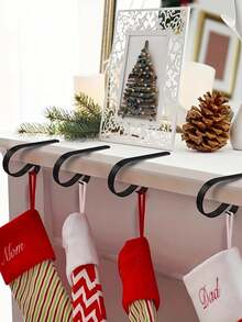 1 porta calze di Natale, ganci antiscivolo per decorazioni per alberi di Natale, ganci in metallo per appendere calze di Natale, adatti per decorazioni per la stanza, decorazioni natalizie per la casa, decorazioni per la camera da letto, decorazioni natalizie, regali di Natale, decorazioni per matrimoni e compleanni, accessori per decorazioni per la casa, decorazioni natalizie invernali, regali di Natale per la casa, decorazioni natalizie - Multicolore - Visualizzare 6
