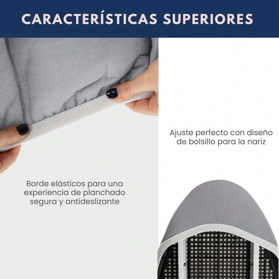 Timotech Funda para Tabla de Planchar y Almohadilla Extra Gruesa Acolchada de 4 Capas, Funda para Burro de Planchar, Cubierta de Tabla de Planchar y Resistente a Las Manchas - 1 - Ver 1