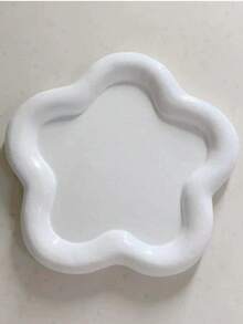 日式极简主义ins风多巴胺爱心花云不规则创意首饰托盘，耳环项链收纳盘，首饰摄影家居装饰首饰盒，花卉首饰盒，装饰展示及摄影道具首饰盒，首饰盒，女士及女孩首饰收纳盒，首饰架，情人节，粉色，爱心，节日礼物